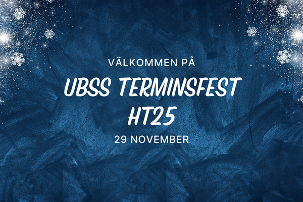 UBSS Terminsfest 29 November