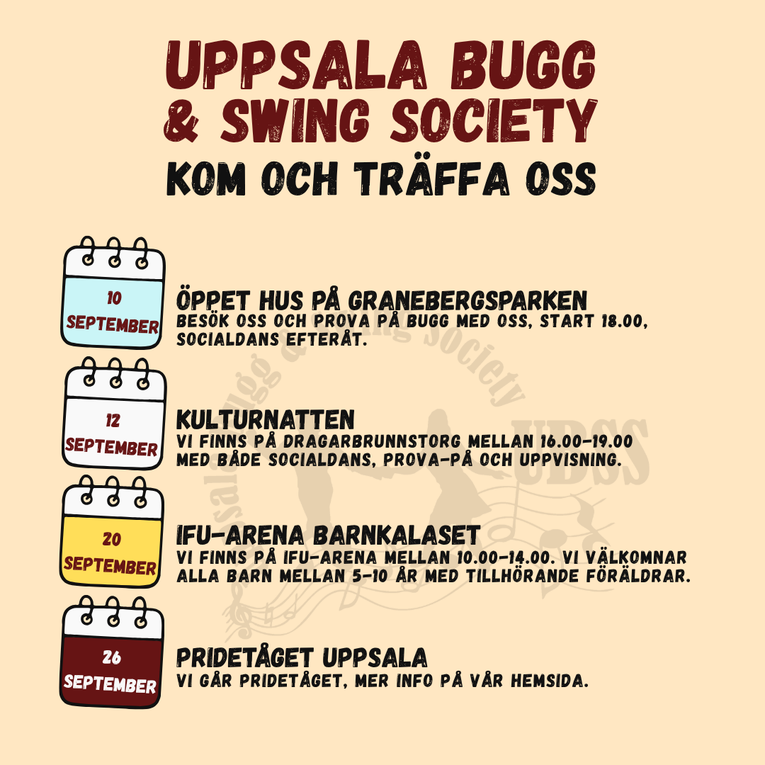 Kommande aktiviteter/evenemang